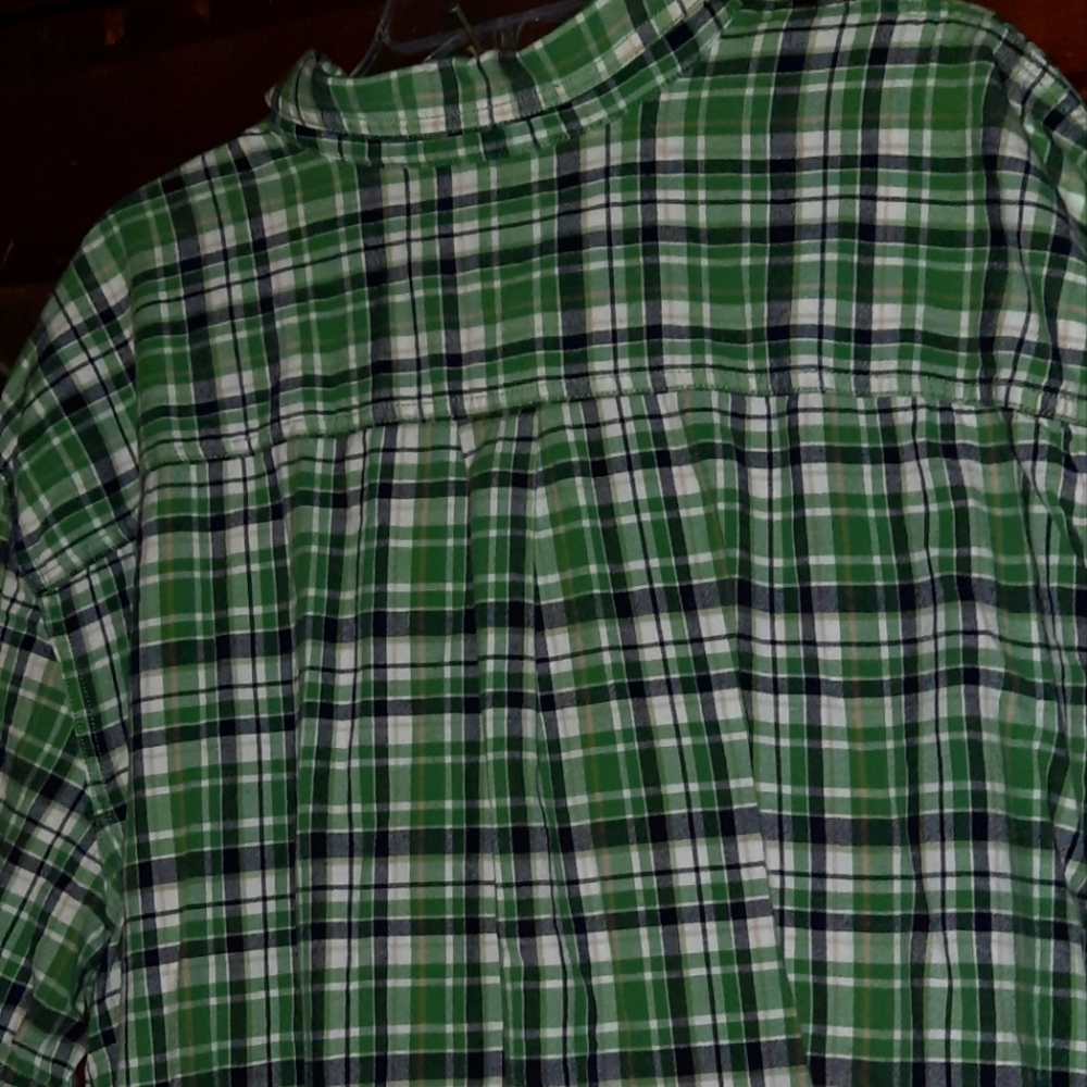 🍀3/15 St. John Bay Men's Flannel Plaid Shirt - Picture 5 of 6